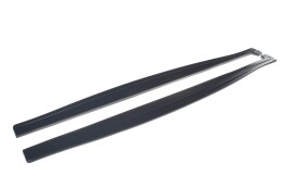 Seitenschweller Ansatz Cup Leisten für JAGUAR XF- R schwarz matt