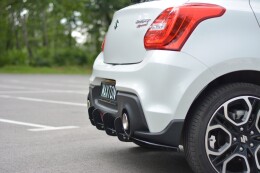 Heck Ansatz Diffusor passend für Heckschürze passend für SUZUKI SWIFT 6 SPORT
