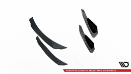 Stoßstangen Flaps Wings vorne Canards passend für Ford Fiesta 7 ST Facelift