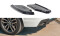 Heck Ansatz Flaps Diffusor passend für BMW X3 F25 M-Paket Facelift schwarz matt