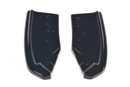 Heck Ansatz Flaps Diffusor passend für BMW X3 F25 M-Paket Facelift schwarz Hochglanz
