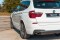 Heck Ansatz Flaps Diffusor passend für BMW X3 F25 M-Paket Facelift schwarz Hochglanz