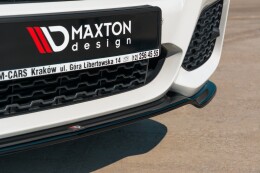 Cup Spoilerlippe Front Ansatz passend für BMW X3 F25 M-Paket Facelift schwarz Hochglanz