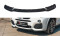 Cup Spoilerlippe Front Ansatz passend für BMW X3 F25 M-Paket Facelift schwarz Hochglanz