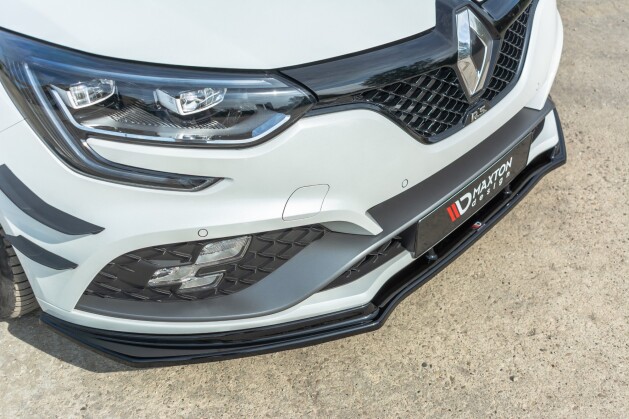 Cup Spoilerlippe Front Ansatz V.1 passend für Renault Megane IV RS schwarz Hochglanz