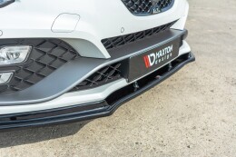 Cup Spoilerlippe Front Ansatz V.1 passend für Renault Megane IV RS schwarz Hochglanz