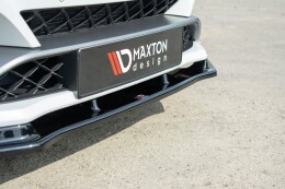 Cup Spoilerlippe Front Ansatz V.1 passend für Renault Megane IV RS schwarz Hochglanz