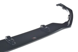 Street+ Spoilerlippe Front Ansatz V.1 passend für Renault Megane IV RS schwarz Hochglanz