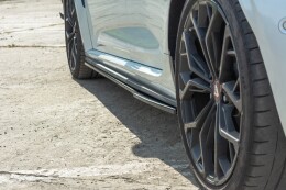 Street+ Seitenschweller Leisten passend für Renault Megane IV RS schwarz Hochglanz