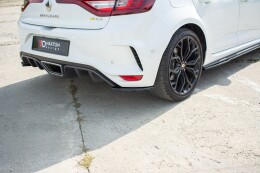 Heck Ansatz Flaps Diffusor für Renault Megane IV RS schwarz Hochglanz