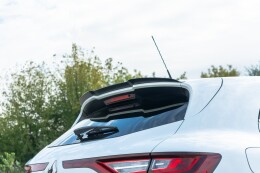 Heck Spoiler Aufsatz Abrisskante passend für Renault Megane IV RS schwarz Hochglanz