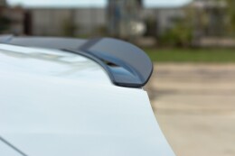 Heck Spoiler Aufsatz Abrisskante passend für Renault Megane IV RS schwarz Hochglanz