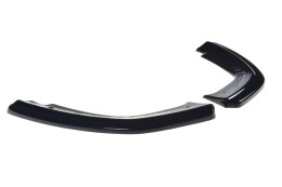 Heck Ansatz Flaps Diffusor passend für Audi SQ5/Q5 S-line MkII schwarz Hochglanz