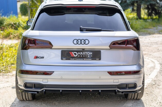 Heck Ansatz Diffusor für Audi SQ5/Q5 S-line MkII Carbon Look
