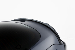 Heck Spoiler Aufsatz Abrisskante passend für Tesla Model 3 schwarz Hochglanz