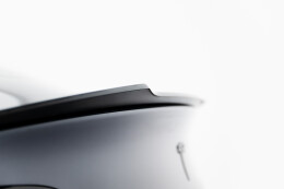 Heck Spoiler Aufsatz Abrisskante passend für Tesla Model 3 schwarz Hochglanz