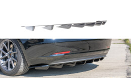 Heck Ansatz Diffusor passend für Tesla Model 3...