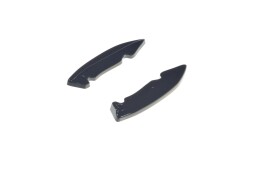 Heck Ansatz Flaps Diffusor passend für Tesla Model 3 schwarz Hochglanz