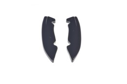 Heck Ansatz Flaps Diffusor passend für Tesla Model 3 schwarz Hochglanz