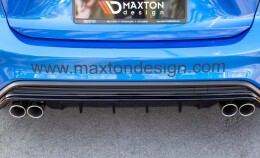 Heck Ansatz Diffusor passend für Ford Focus Hatchabck ST-Line schwarz Hochglanz