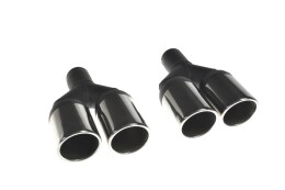Heck Ansatz Diffusor passend für Ford Focus Hatchabck ST-Line schwarz Hochglanz