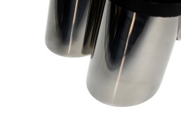 Street+ Heck Ansatz Diffusor passend für Ford Focus Hatchabck ST-Line schwarz Hochglanz