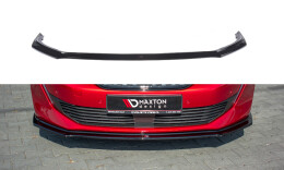 Cup Spoilerlippe Front Ansatz V.2 passend für Peugeot 508 Mk2 schwarz Hochglanz