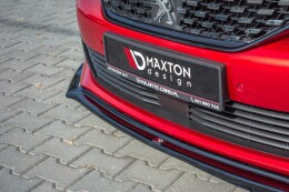 Cup Spoilerlippe Front Ansatz V.2 passend für Peugeot 508 Mk2 schwarz Hochglanz