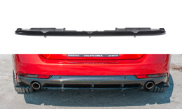 Mittlerer Cup Diffusor Heck Ansatz DTM Look passend für Peugeot 508 SW Mk2 Carbon Look