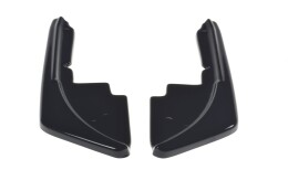 Heck Ansatz Flaps Diffusor passend für Peugeot 508 Benzin Mk2 schwarz Hochglanz