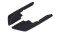 Heck Ansatz Flaps Diffusor passend für Peugeot 508 Benzin Mk2 schwarz Hochglanz