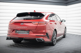 Heck Spoiler Aufsatz Abrisskante für Kia ProCeed GT / GT-Line Mk1 schwarz Hochglanz