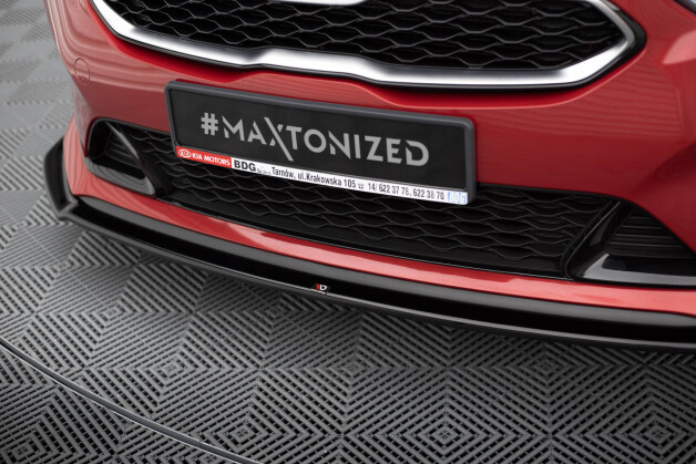 Cup Spoilerlippe Front Ansatz V.2 passend für Kia Ceed GT / GT-Line Mk3 / Proceed Mk1 schwarz Hochglanz