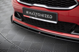 Cup Spoilerlippe Front Ansatz V.3 passend für Kia Ceed GT / GT-Line Mk3 / Proceed Mk1 schwarz Hochglanz