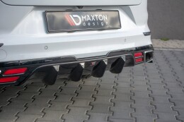 Heck Ansatz Diffusor passend für Kia ProCeed GT Mk1 schwarz Hochglanz