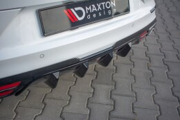 Heck Ansatz Diffusor passend für Kia ProCeed GT Mk1 schwarz Hochglanz