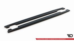 Seitenschweller Ansatz Cup Leisten passend für Kia Ceed GT / GT-Line Mk3 / Proceed Mk1 schwarz Hochglanz