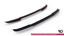 Heck Spoiler Aufsatz Abrisskante V.1 passend für BMW X5 G05 M Paket schwarz Hochglanz