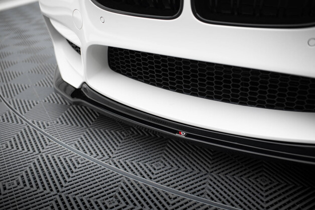 Cup Spoilerlippe Front Ansatz V.2 passend für BMW M6 Gran Coupe / Coupe / Cabriolet F06 / F13 / F12 schwarz Hochglanz