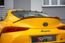 Heck Spoiler Aufsatz Abrisskante für Toyota Supra Mk5 schwarz Hochglanz