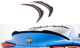 Heck Spoiler Aufsatz Abrisskante passend für Toyota Supra Mk5 schwarz Hochglanz
