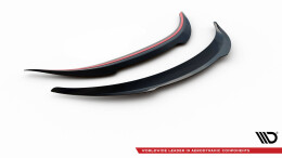 Heck Spoiler Aufsatz Abrisskante passend für Toyota Supra Mk5 schwarz Hochglanz