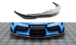 Cup Spoilerlippe Front Ansatz V.1 passend für Toyota Supra Mk5 schwarz Hochglanz