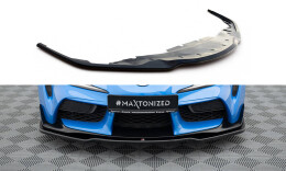 Cup Spoilerlippe Front Ansatz V.2 passend für Toyota Supra Mk5 schwarz Hochglanz