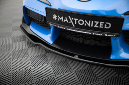 Cup Spoilerlippe Front Ansatz V.2 passend für Toyota Supra Mk5 schwarz Hochglanz