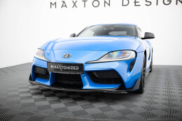 Cup Spoilerlippe Front Ansatz V.3 passend für Toyota Supra Mk5 rot Hochglanz