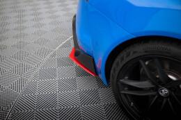 Heck Ansatz Flaps Diffusor V.2 passend für Toyota Supra Mk5 schwarz Hochglanz