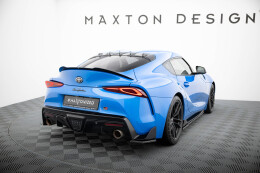 Heck Ansatz Flaps Diffusor V.2 passend für Toyota Supra Mk5 schwarz Hochglanz