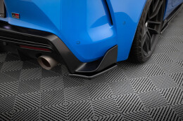 Heck Ansatz Flaps Diffusor V.2 passend für Toyota Supra Mk5 schwarz Hochglanz