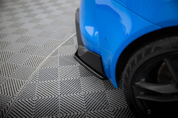 Street+ Heck Ansatz Flaps V.2 passend für Toyota Supra Mk5 schwarz Hochglanz